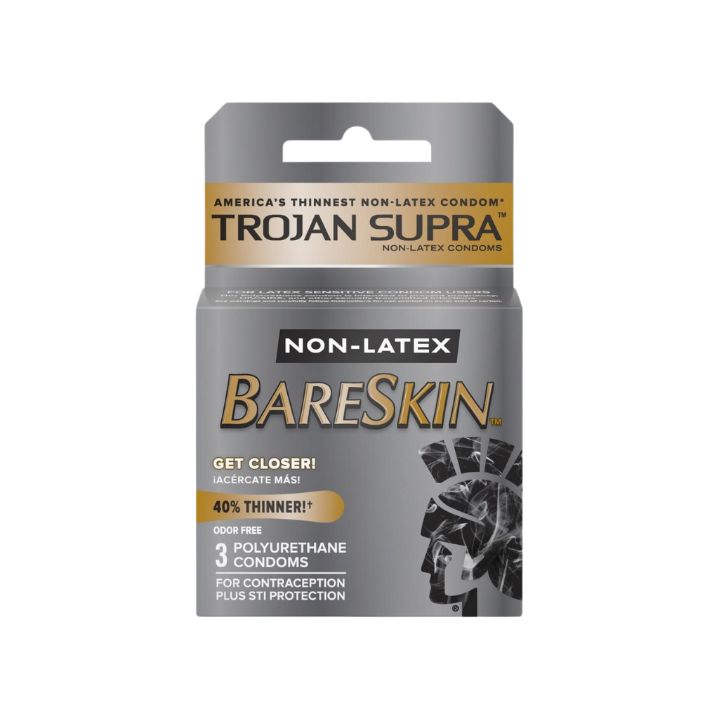 Trojan Condom Supra Microsheer Non Latex Lubricated 3-Pack