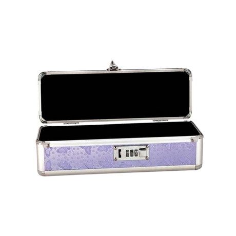 Lockable Vibrator Case - Small - Purple