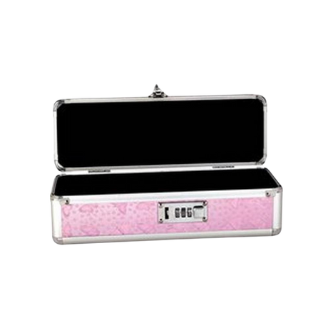 Lockable Vibrator Case - Small - Pink
