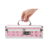 Lockable Vibrator Case - Small - Pink