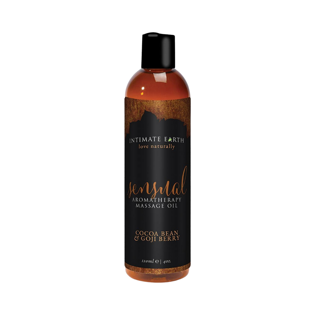 Sensual Aromatherapy Massage Oil Cocoa Bean & Goji Berry 4oz