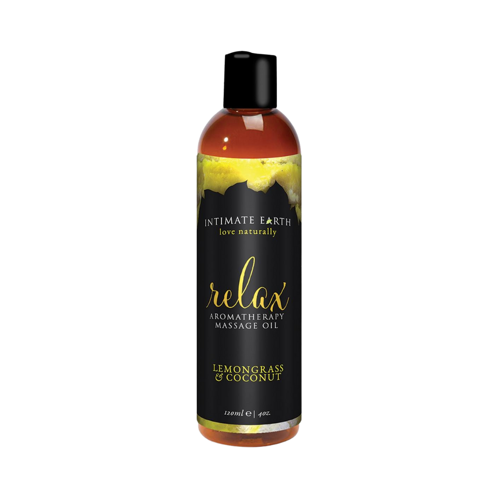 Relax Aromatherapy Massage Oil Lemongrass & Coconut 4oz