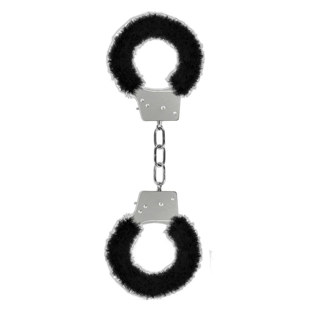 Beginner's Furry Handcuffs - Black