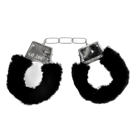 Beginner's Furry Handcuffs - Black