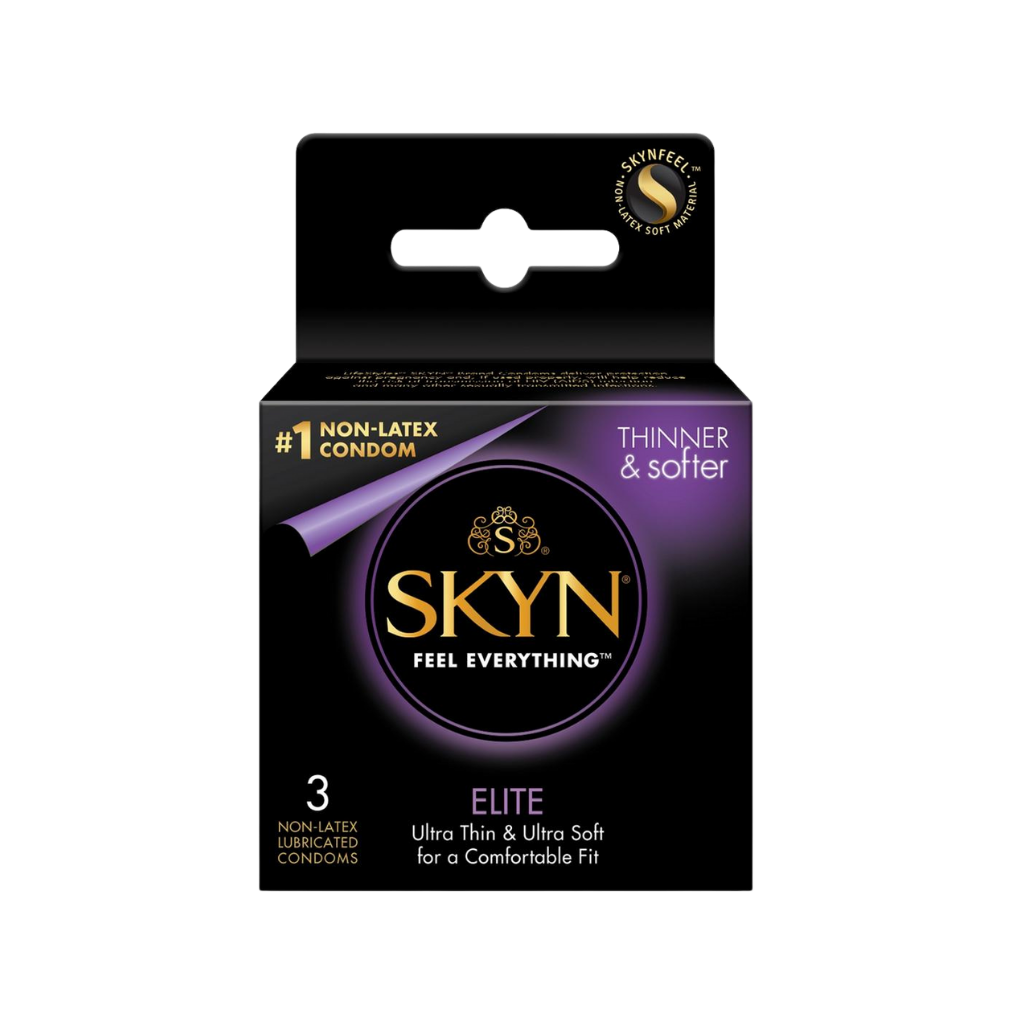 Lifestyles Skyn Elite Non Latex Lubricated Condoms 3-Pack