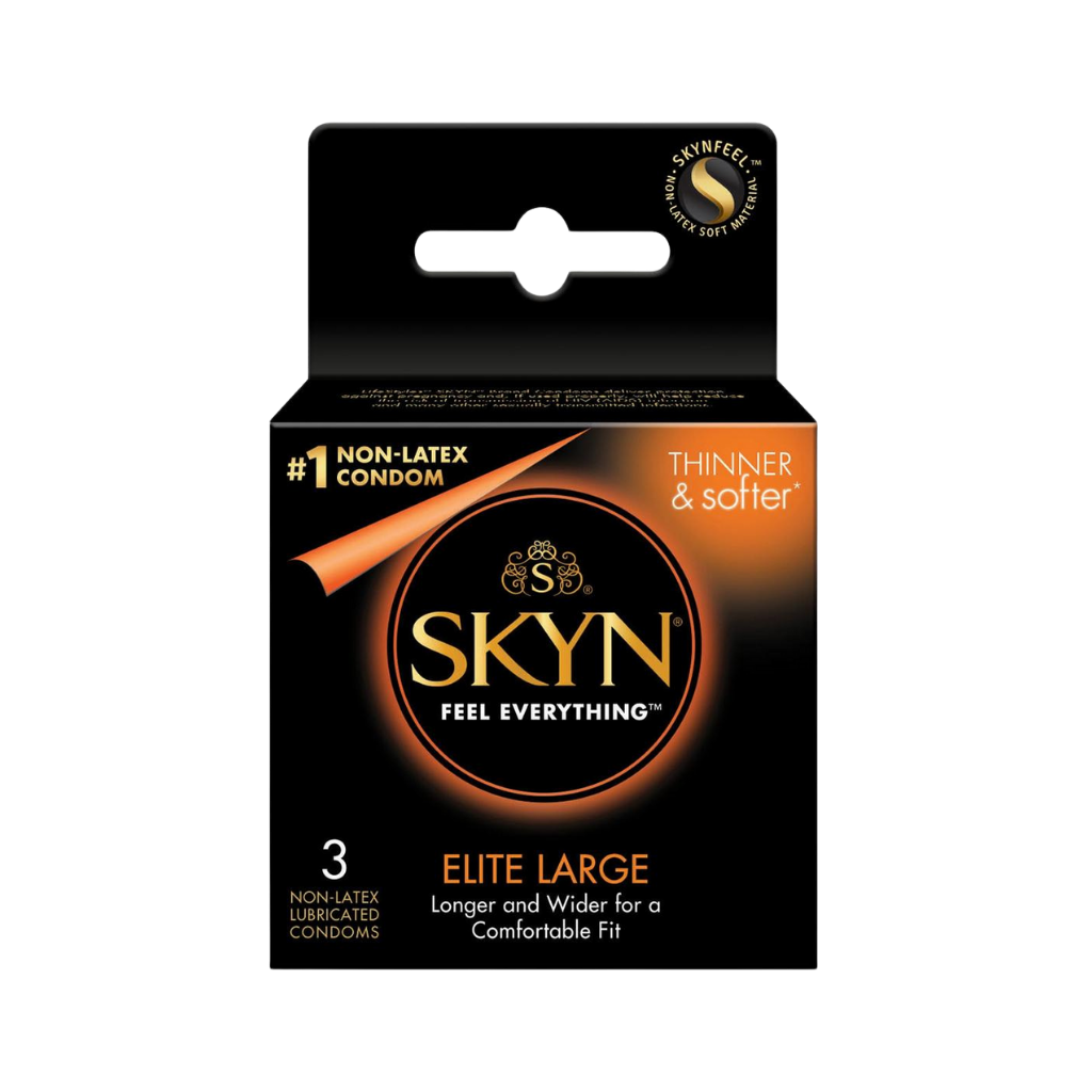 Lifestyles Skyn Elite Large Non Latex Lubricated Condoms 3-Pack