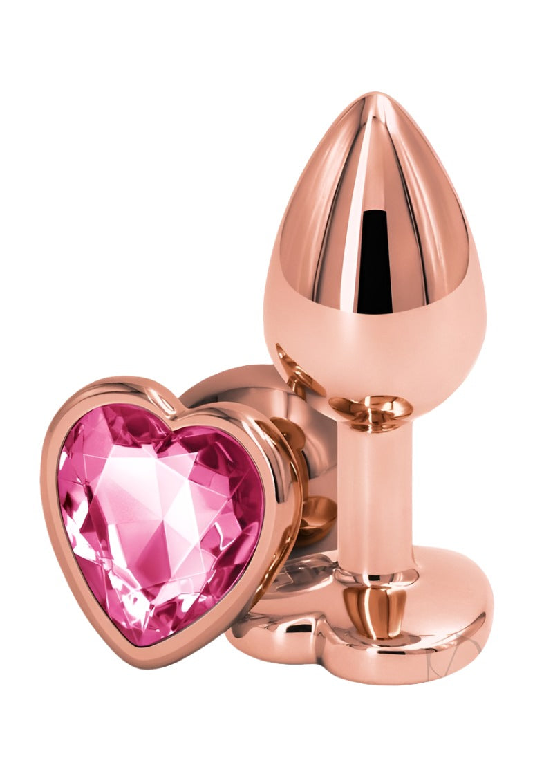 Rear Assets Rose Gold Heart - Small Pink