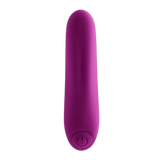 Bullet Rechargeable Silicone Vibrator - Purple