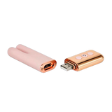 Deux Silicone Rechargeable Dual Vibrator - Rose Gold