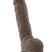 Au Naturel Sensa Feel Dildo with Suction Cup - Brown/Chocolate - 9in