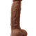 Colours Dual Density Silicone Dildo - Caramel - 5in