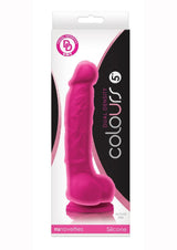 Colours Dual Density Silicone Dildo - Pink - 5in