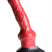 Creature Cocks Hell-Hound Canine Penis Silicone Dildo - Black/Red - 7.5in