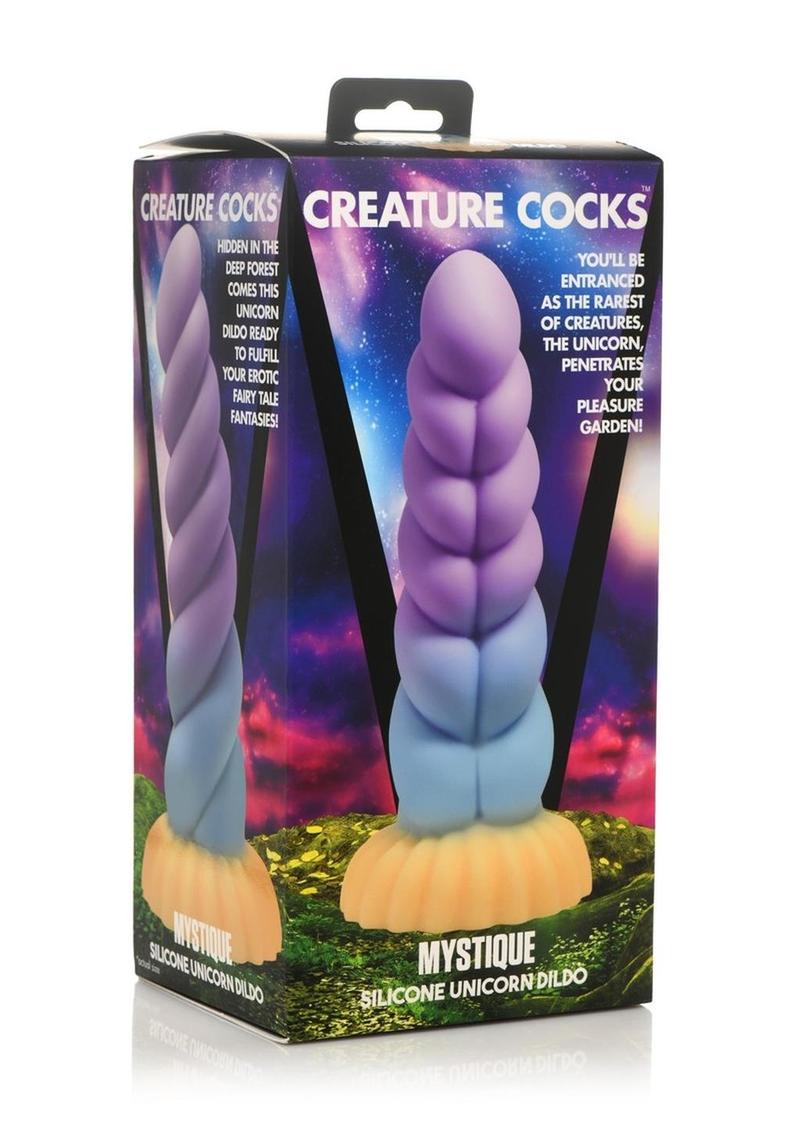 Creature Cocks Silicone Unicorn Dildo - Multicolor