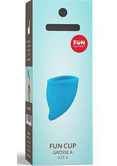 Fun Cup A Silicone Menstrual Cup - Blue/Turquoise