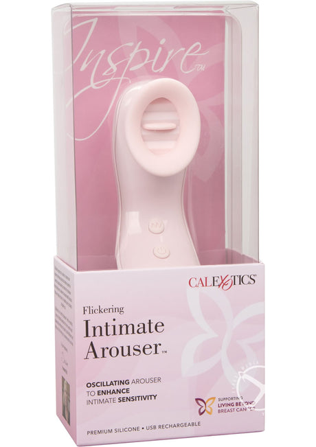 Inspire Flickering Intimate Silicone Rechargeable Clitoral Stimulation - Pink