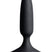 Lovense Hush 2 Rechargeable App Compatible Silicone Vibrating Anal Plug - Black - 1in