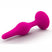 Luxe Beginner Plug Silicone Butt Plug - Pink - Small