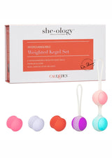 She-Ology Interchangeable Weight Kegel - Multicolor - Set